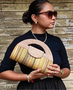 Verde Atman Cork Women Handbag