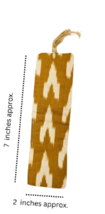 Handmade Rectangular Bookmark By The Second Wardrobe